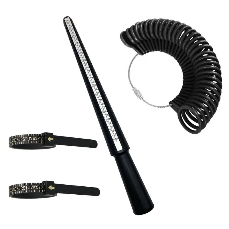 1 Set Ring Measuring Tool, Ring Sizer Guage for Women & Men, DIY Jewelry Making Measuring Tool Kit, Jewellery