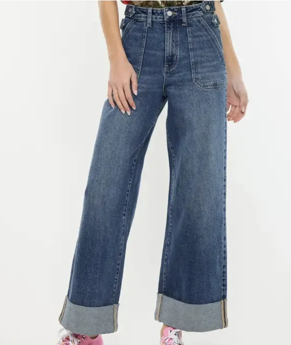 CRUZ CUFFED JEANS
