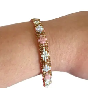 Hand Crafted Tie On Beading Loom Bracelets with Unique Designs & Versatile Appeal for Various Occasions
