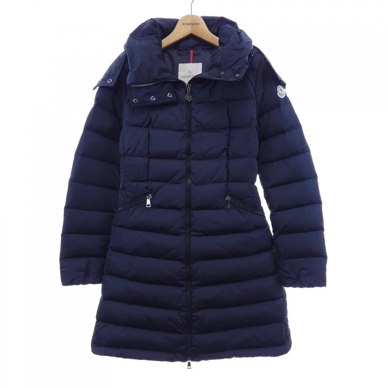 Pre-owned MONCLER Nylon Small Leather Goods FLAMMETTE Down Coat