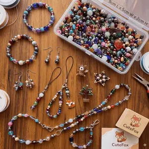 mixed shapes color style, bright and colorful luster suitable for DIY jewelry making, bracelets, necklaces, keychains creative design craft beads jewelry design