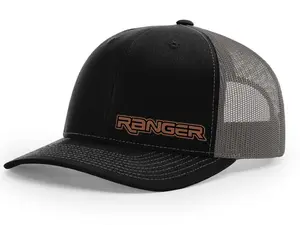 Ford Ranger Pickup Truck Logo Side Panel Leather Patch Richardson 112 Snapback Trucker Hat Cap