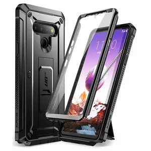 SUPCASE CASE For LG V50 / V40 / V30 / Stylo 6 / Stylo 5 / Stylo 4 / K40 / K30 / K20 Plus / G7 ThinQ / V60 ThinQ / Q70 / Prime 2 / G6,Full-Body Rugged Holster Case with Built-in Screen Protector phones Case Accessories Detachable