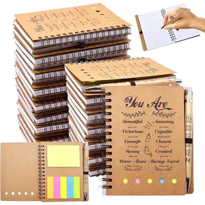 20 Pcs/10 Set Mothers Day Christian Gifts Prayer Journal Set, Bible Verse Pens & Scripture Small Spiral Notebook, Bulk Inspirational Church Notes Notebook Supplies - Faith Based Gift, Christian Stuff