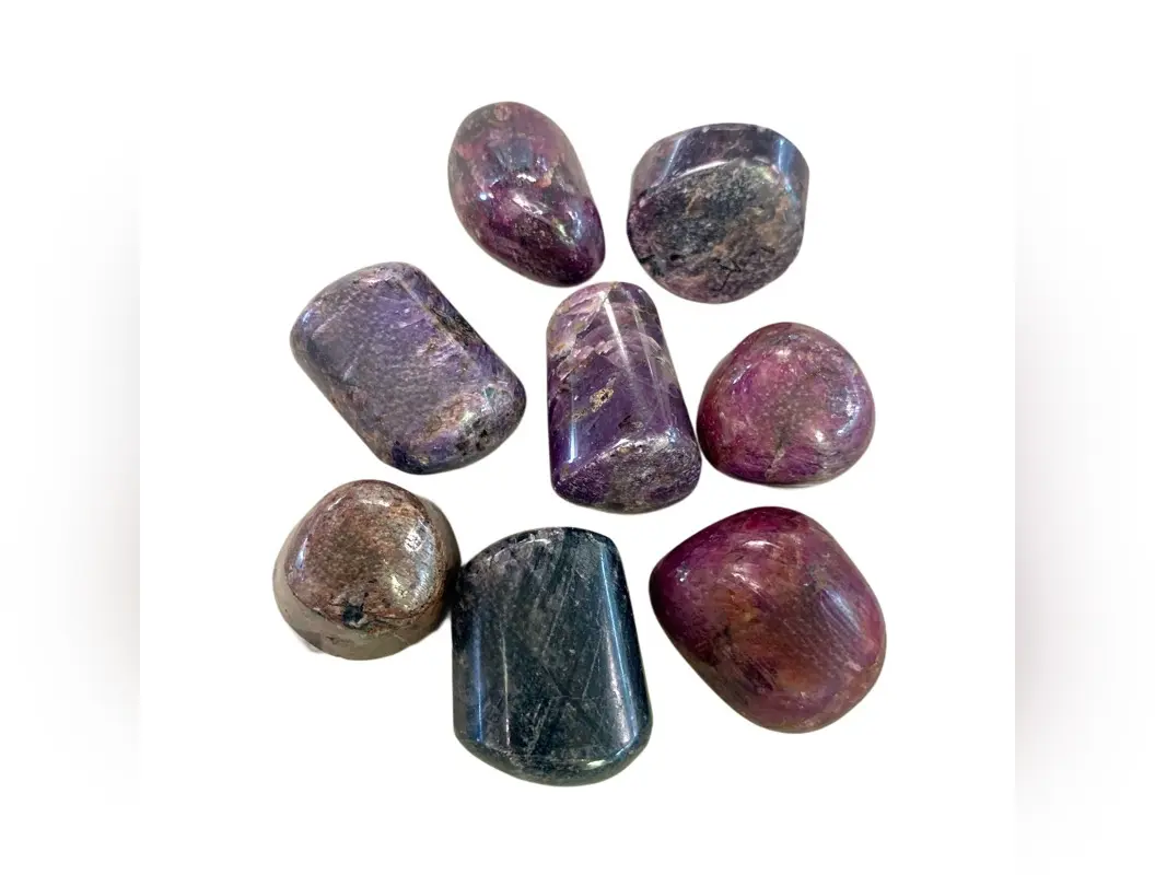 Rare Ruby Corundum Tumbled Stone, Natural Crystal for Jewelry Accessories & Decorations, Crystals