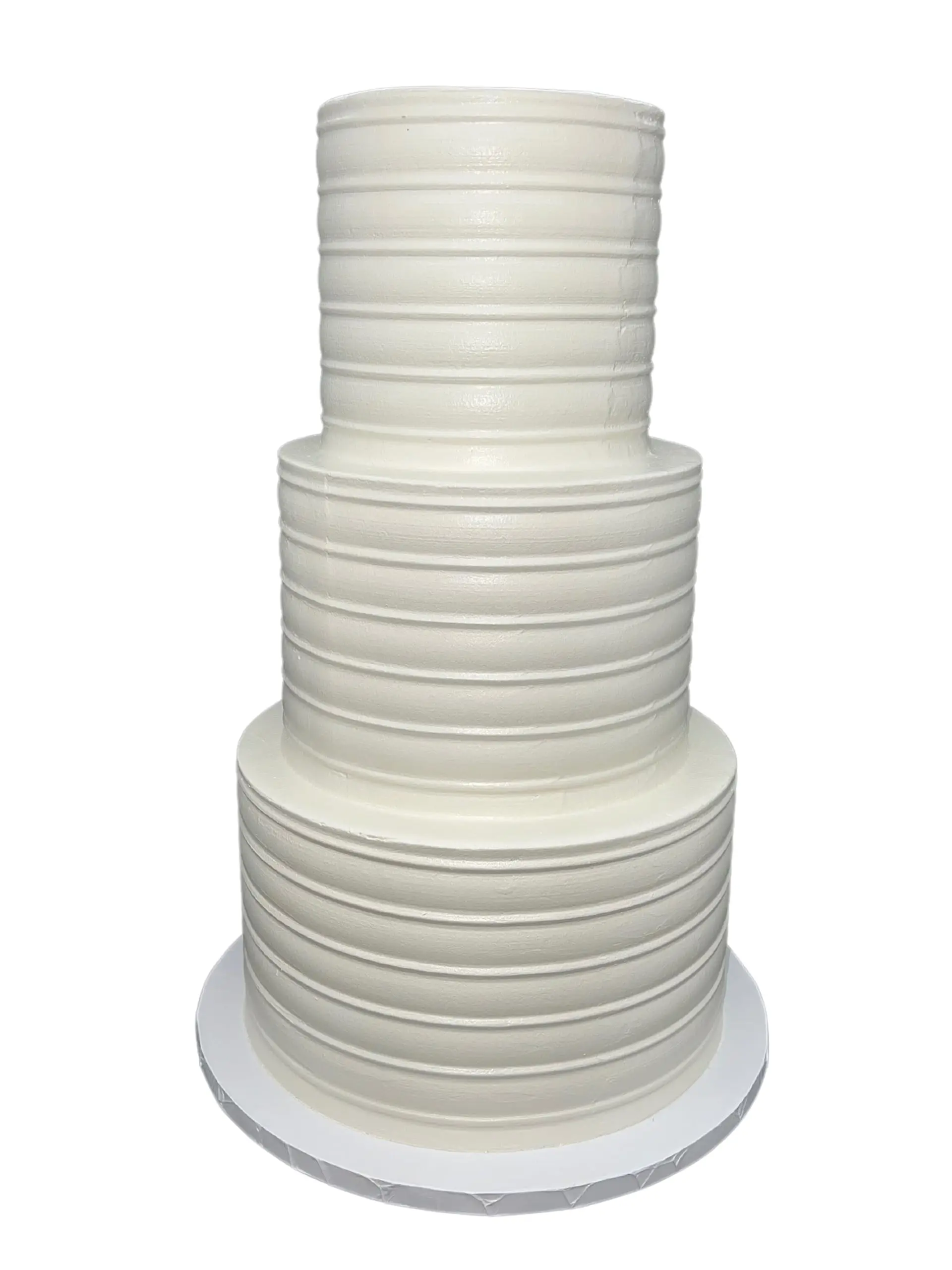 FromJennWithLove 3 Tier Artificial Cake 6 8 10 Inch Realistic Lightweight Reusable Fake Wedding Cake for Event Planners and Photographers