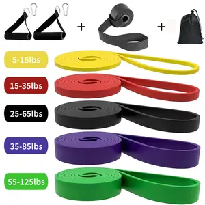 Tpe Resistance Band Set Includes Five Different Bands, Pull-Up Assist, Exercise Sport Bands, Leg Resistance Bands, Muscle Training Sculpture, Home Workout Equipment, Exercise Gear