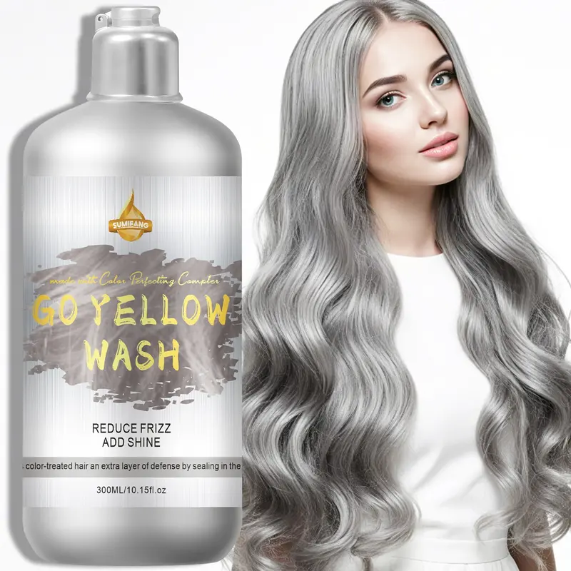 Removal Color Locking Shampoo, Toning Shampoo, Neutralizes Tones, Reduces Frizz, Adds Shine, Protects Dye-Processed Hair, Haircare, Hair Care Products, 300ML