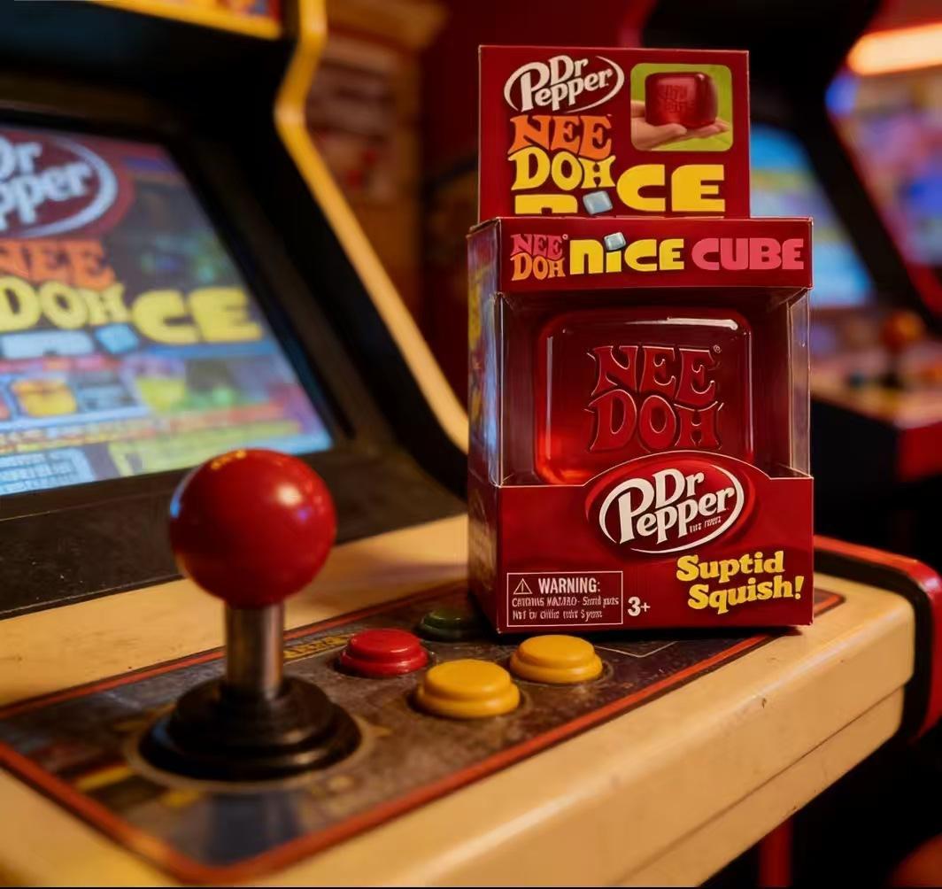 NeeDoh Nice Cube Suptid Squish Beautiful Cube Pinch Music Decompression Toy, Limited Edition