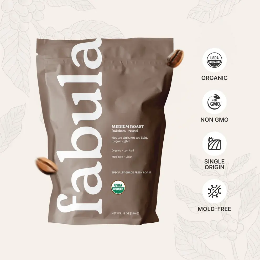 Organic Medium Roast Coffee - 12oz Organic Medium Roast Coffee - 12oz