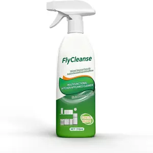 Ion Kitchen Cleaner Stain Remover Spray, Kitchen Multi-purpose Foam Cleaner Spray, Kitchen Oil Stains Cleaner for Appliance/Hold/Oven/Stove/Sink Range Hood