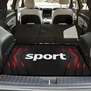 Tech-Style Car Trunk Mat Protector, Essential Travel Accessory, Fits Most Cars, Elegant Interior Decor, Keeps Trunk Clean Dry, Easy to Use