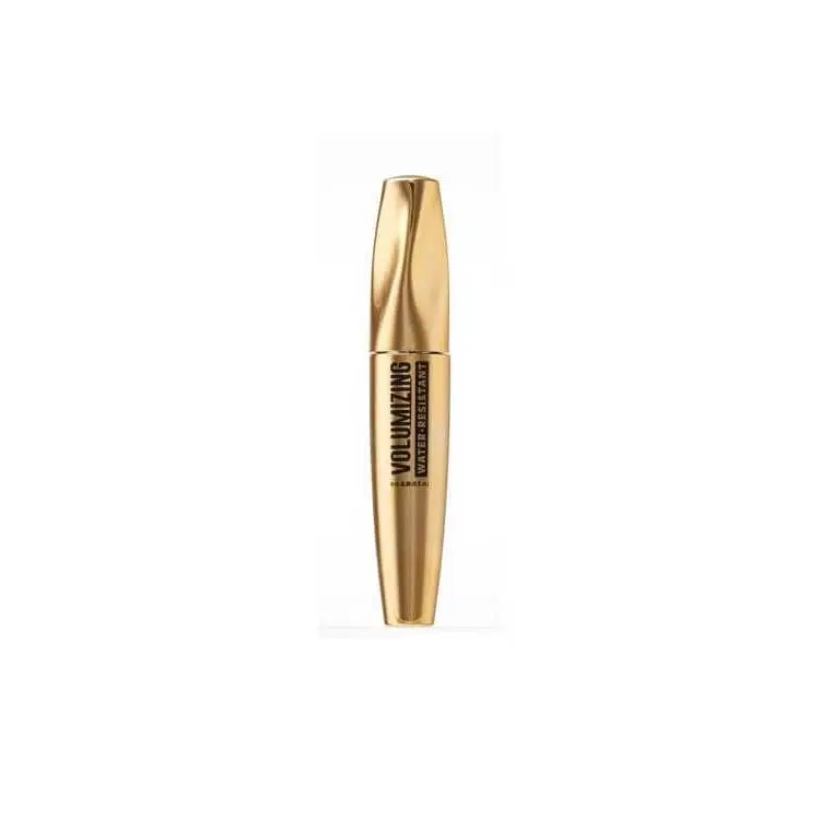 Ruby Kisses Volumizing Mascara for Dramatic Lashes, Smooth and Water Resistant Weightless Formula, Buildable and Smudgeproof Makeup, Black, Compact Tube