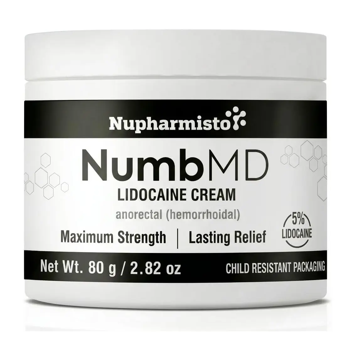 Tattoo Numbing Cream : Lidocaine Menthol Topical Numb - Painless Tattoo Piercing Waxing 2.8oz/80g