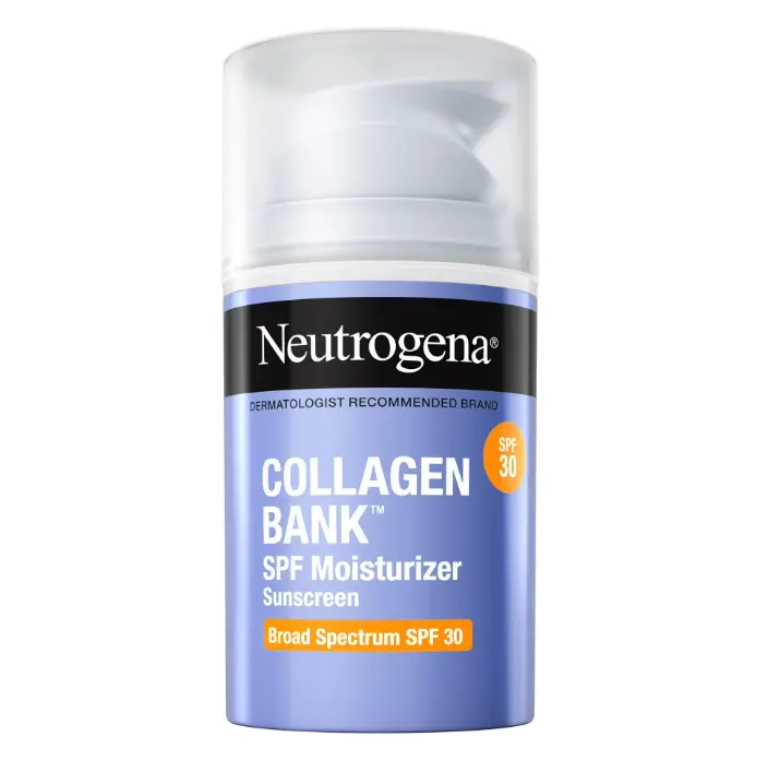 Neutrogena Collagen Bank Daily Face Moisturizer with SPF 30, Anti-Aging Lotion, 2 fl oz