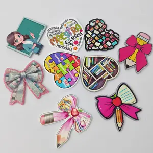 12pcs/bag Random Study Acrylics Flatbacks for DIY Craft