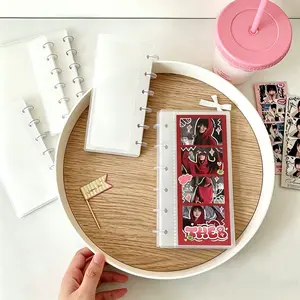 Clear Photo Booth Frames  – 20-Page Album-style Photo Storage Book Holds 2×6” Photo Booth Strips, Transparent Photo Organizer for Birthday, Weddings & Anniversaries