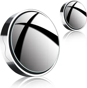 Car Blind Spot Mirror, Round Hd Glass Convex Wide Angle Adjustable Side Rear View Mirrors For Cars, Trucks, Vans,Suvs, Car Long Lasting Exterior Accessories 1pack Of 2 (Round)