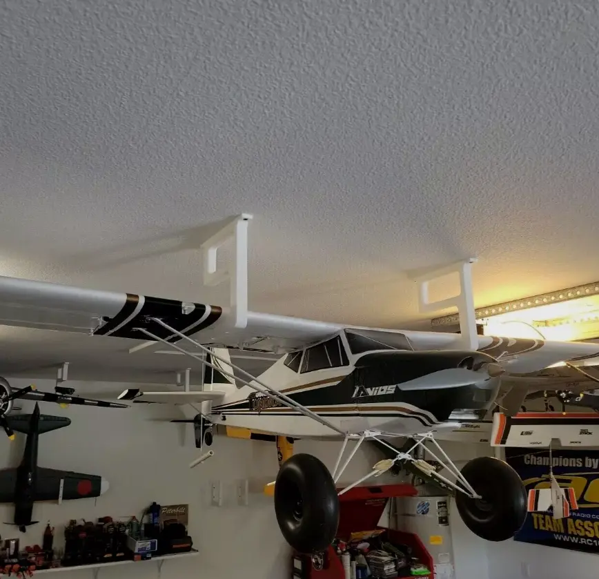 RC Airplane Hanger Ceiling Mount Wall Bracket for Hanging Extra Large Planes - Secure Storage Solution