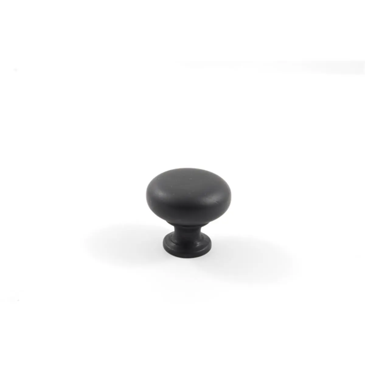 212 MAIN Zinc Mushroom Door Knob - Black, Traditional Decorative Indoor Door Hardware, Residential Home Improvement Building Supply