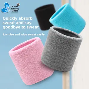 Moisture-absorbing wrist guards, men's and women's sports, high-elastic running, sweat-wiping basketball, fitness riding, outdoor fluorescent color, wrist straps, protective gear