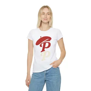 Cute Double P Beret Graphic T-Shirt | Pooch Poodle