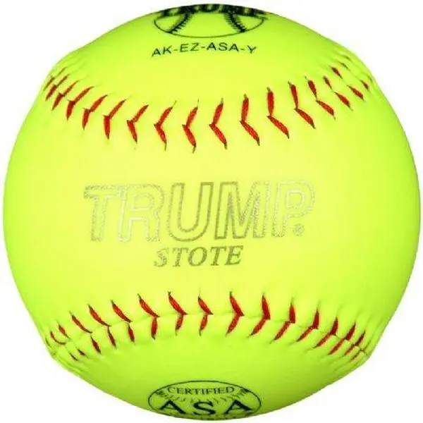 ASA Certified Poly Softball - 12 in, 5.8 lbs, High-Quality Crafted On-Field Equipment for Sports & Outdoor Use