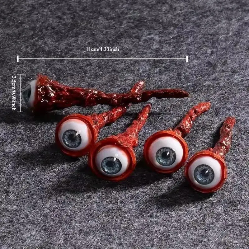Plastic Round Latex Foam Halloween Eyeball Props, Festive Party Decorations, Cosplay Horror Accessories