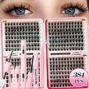Elegant European Style False Eyelashes, D Curl Dense Patch Lashes, Reusable for Daily Use, Perfect for Weddings, Dates, Parties