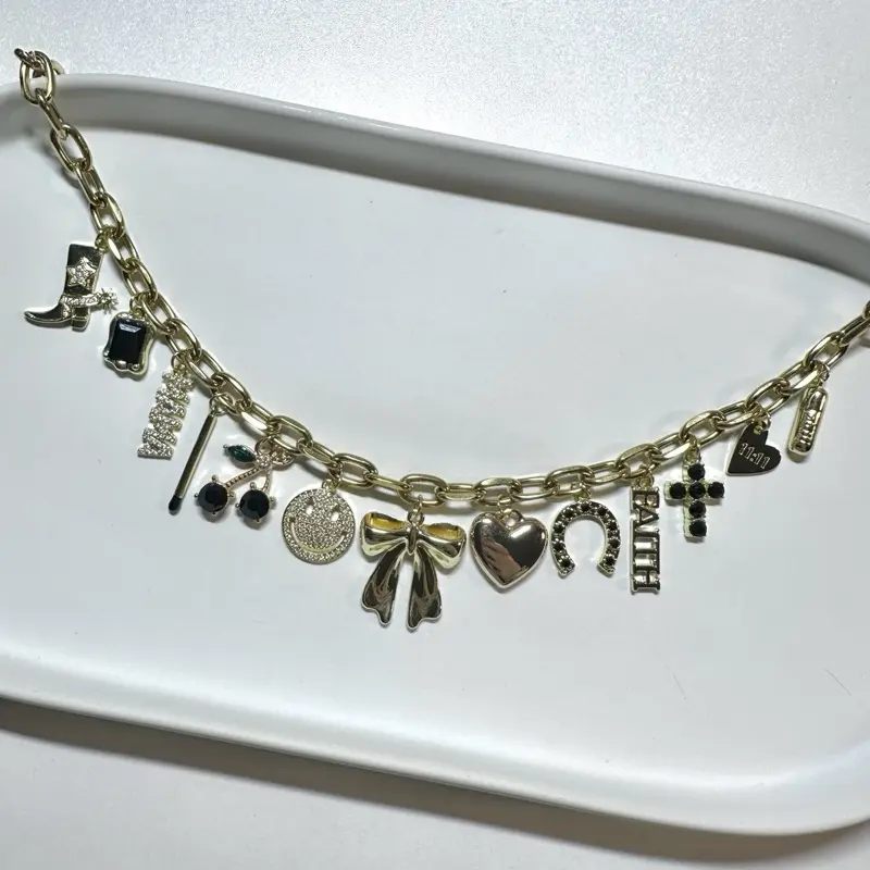 design your own charm necklace (live)