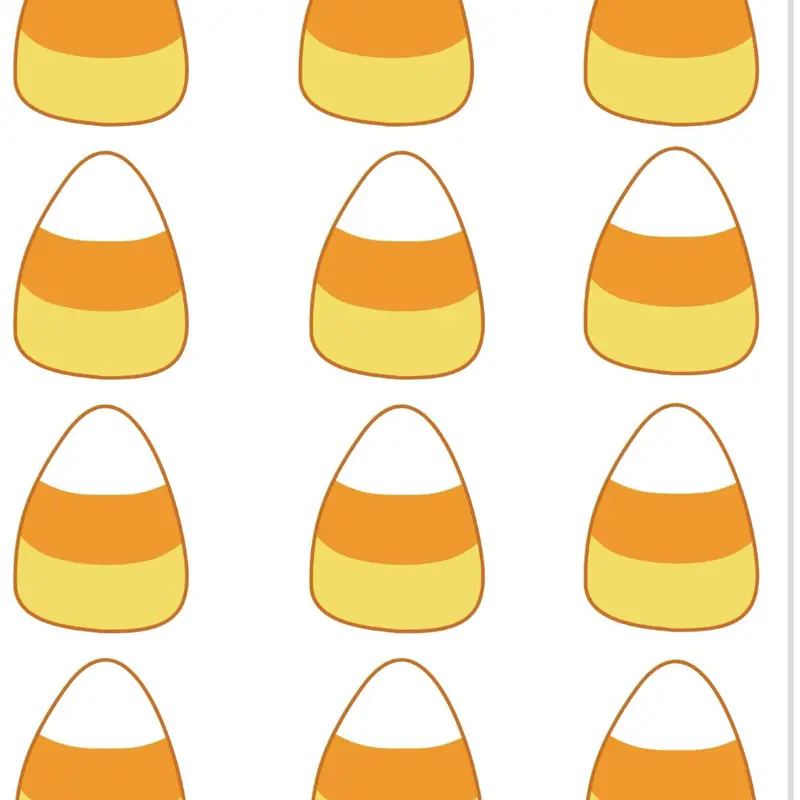 Candy corn cupcake toppers EDIBLE topper Candy corn cookies Halloween cupcake toppers