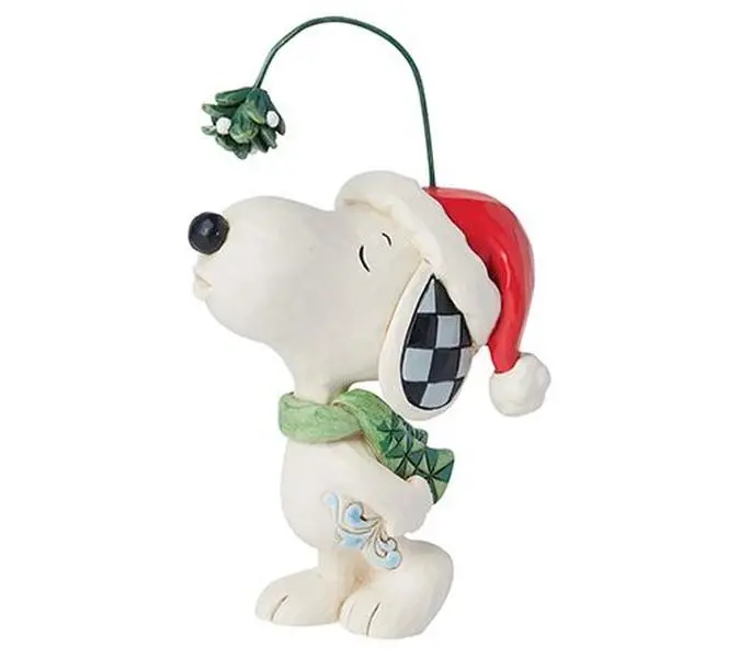 Peanuts by Jim Shore Snoopy Mistletoe Mini Peanuts by Jim Shore Snoopy Mistletoe Mini