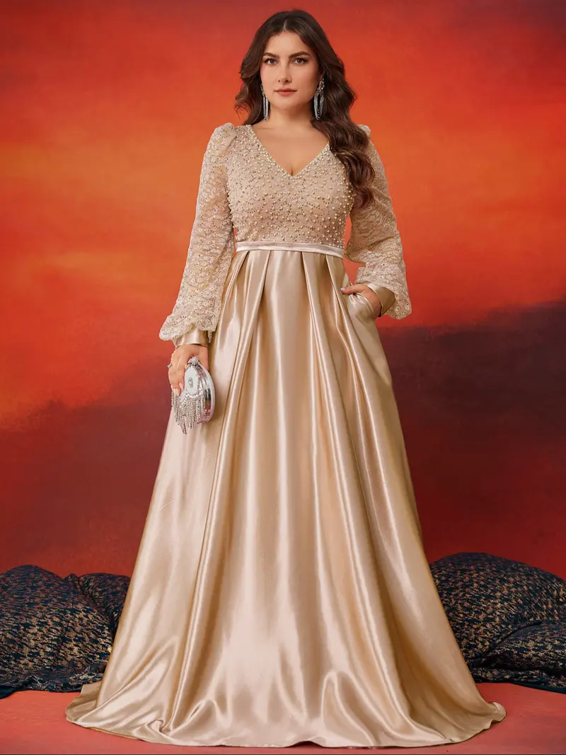 gold plus size formal dress - TikTok Shop gold plus size formal dress - TikTok Shop