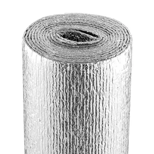 summervibes 3.2mm Double Reflective Insulation Roll, Foam Core Radiant Barrier, 48in x 10ft Double-Sided Aluminum Foil EPE Foam Heat Shield, Thermal Insulation for Window, RV Roof, Window Insulation