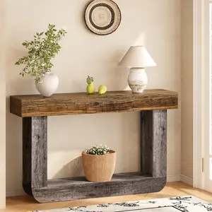 55inch Console Tables for Entryway, Wood Sofa Table Behind Couch Narrow Entry Way Table Foyer Tables for Entryway, Entrance, Bedroom, Living Room