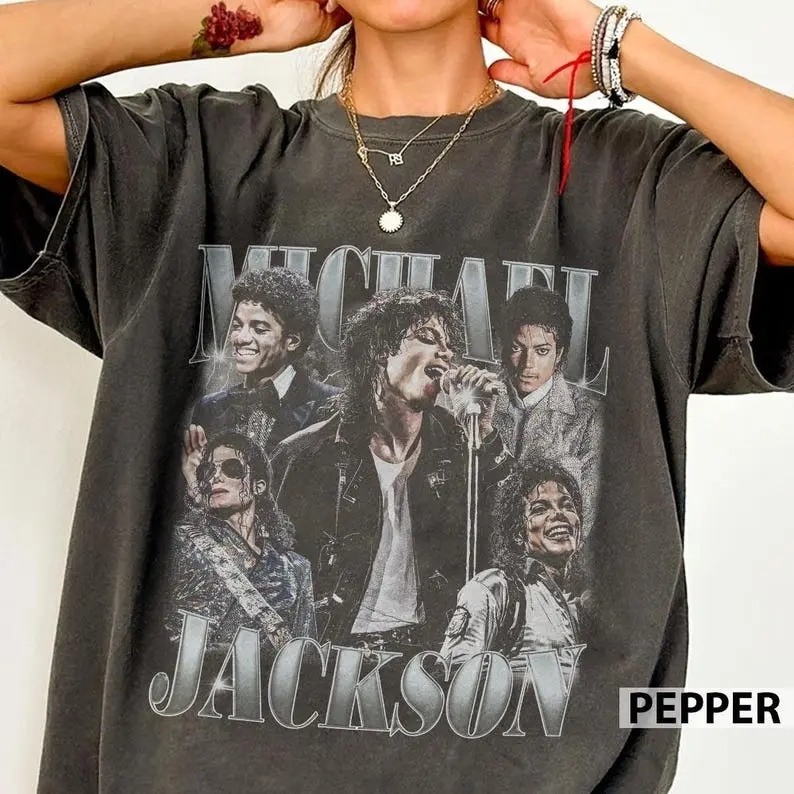 Michael Jackson 90s Graphic T-Shirt, King of Pop Shirt, Music