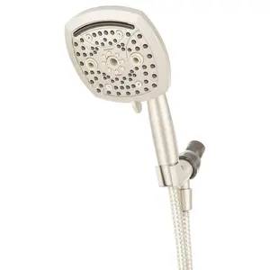 5" Contour 9 Spray Handheld Shower Head Brushed Nickel - Oxygenics