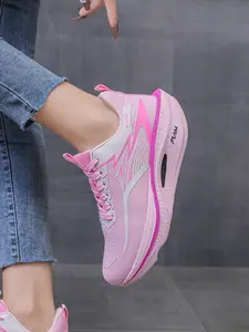 New Carbon Board Running Shoes for Women, Professional Marathon Racing, Ultra-Light Shock Absorption, Breathable Training Sports Shoes, Sporty Running Shoes