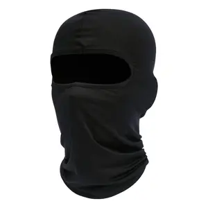 Balaclava Face Mask, Summer Cooling Neck Gaiter, UV Protector Motorcycle Ski Scarf for Men/Women black unisex face covers & mask