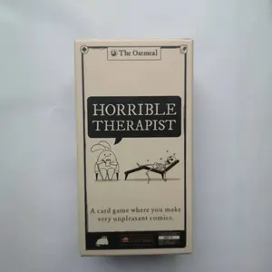 Exploding Kittens Terrible Therapist Basic Edition, Party Game for 3-8 Players, Family Night Card Game, Suitable for Ages 17+, Card Deck Box