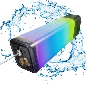 LED Electric Water Blaster Toy Trending Long Range Rechargeable Battery Futuristic Space Ring Design