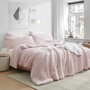 Sweater Weather - Coma Inducer Oversized Comforter Set - Cardigan Pink