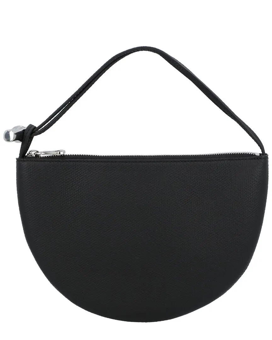 Longchamp Le Roseau Small Leather Clutch