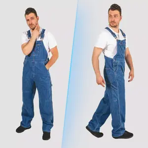 Mens Bib and Brace Dungaree Overalls for Man Pro Wear Engineer Workwear Coverall