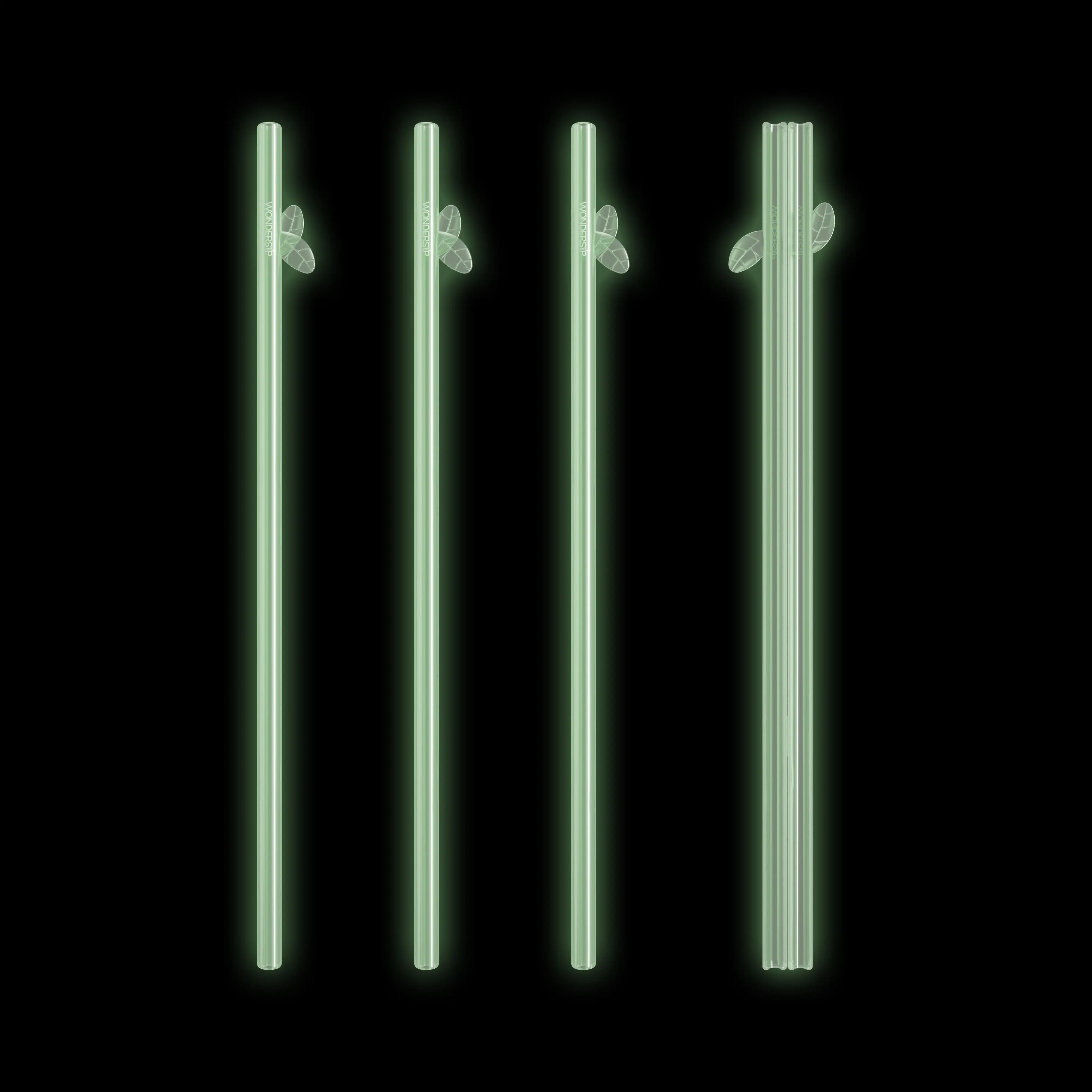 Long WonderSip Reusable Straws – Easy to Clean, Dishwasher Safe, BPA-Free, Eco-Friendly Straws for Kids & Adults – Perfect for Travel, Parties, and Daily Use - Drinkware