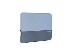 STM Origin Laptop Sleeve  Slim & Lightweight, Fleece-Lined Interior, 4mm EVA Shock Absorption, Smooth Zipper Access, Stylish & Protective Design for 14 Laptops - Glacier Blue