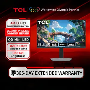 TCL 27" & 32" | G64/R84/R94 Multi-Color QD-Mini LED Gaming Monitor | QHD 2K/4K UHD | 165Hz/180Hz | 1ms GTG | HDR600/HDR1400 | AMD FreeSync/Premium | Built-in Stereo Speakers | Fully Adjustable Stand | Matte Panel