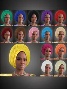 Women's Solid Color Multi-Layer Back Hair Wrap Headscarf Cap, Boho Style Scarf, Simple Daily Home Use Head Cover, Comfortable and Stylish, Turban
