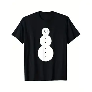 100% Cotton The Hilarious Jeezy Snowman T-Shirt For Men With A Playful Twist Golf Gift T-Shirt For Men And Women
