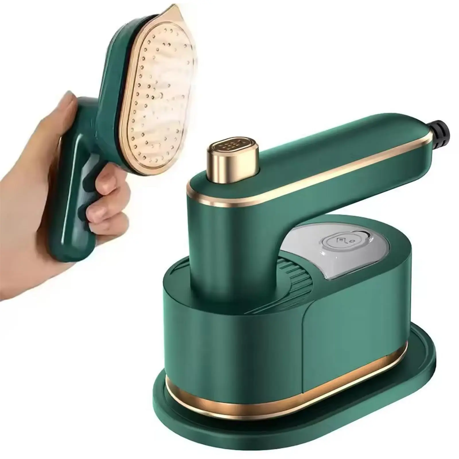 Travel Steamer Iron for Clothes Mini - Portable Ironing Machine Travel Small Size Portable Steamer Travel College Dorm Home Essentials Steamer for Clothes(White)
